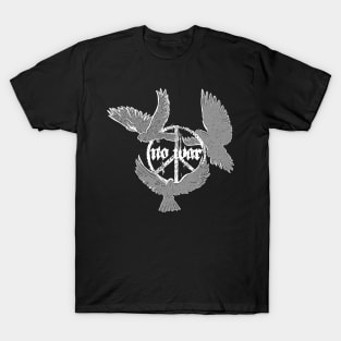 Peace sign white dove T-Shirt